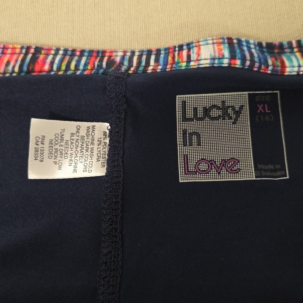 Lucky in Love Multicolor Active Skort XL - Picture 4 of 5
